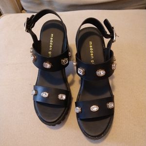 Madden GirlStunning Gemstone Lug Sole Sandals